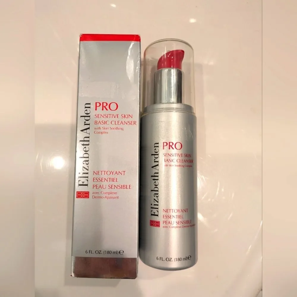 🌸 Elizabeth Arden PRO Sensitive Skin Basic Cleanser & Makeup Remover 6 oz NIB